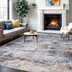 6x9 low profile super soft, nonslip back brand new rug