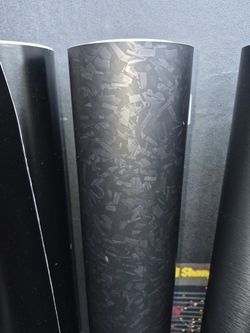Matte forged vinyl wrap roll
