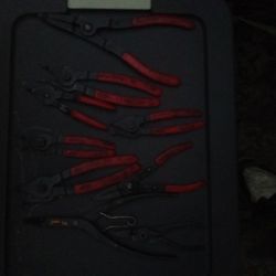 Blue Point And Snap On Snap Ring Pliers 