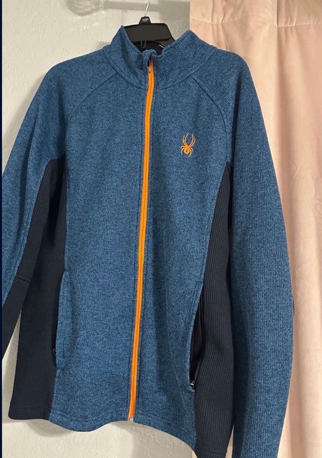 Spyder Men's Empire Fleece Full Zip Jacket with Pockets (Large)