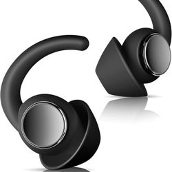 Ear Plugs for Sleeping Noise Cancelling, Reusable Earplugs for Sleep, Concerts, Travel, Work, Stydy&Focus, SNR 30dB Silicone Earplugs 2 Pairs