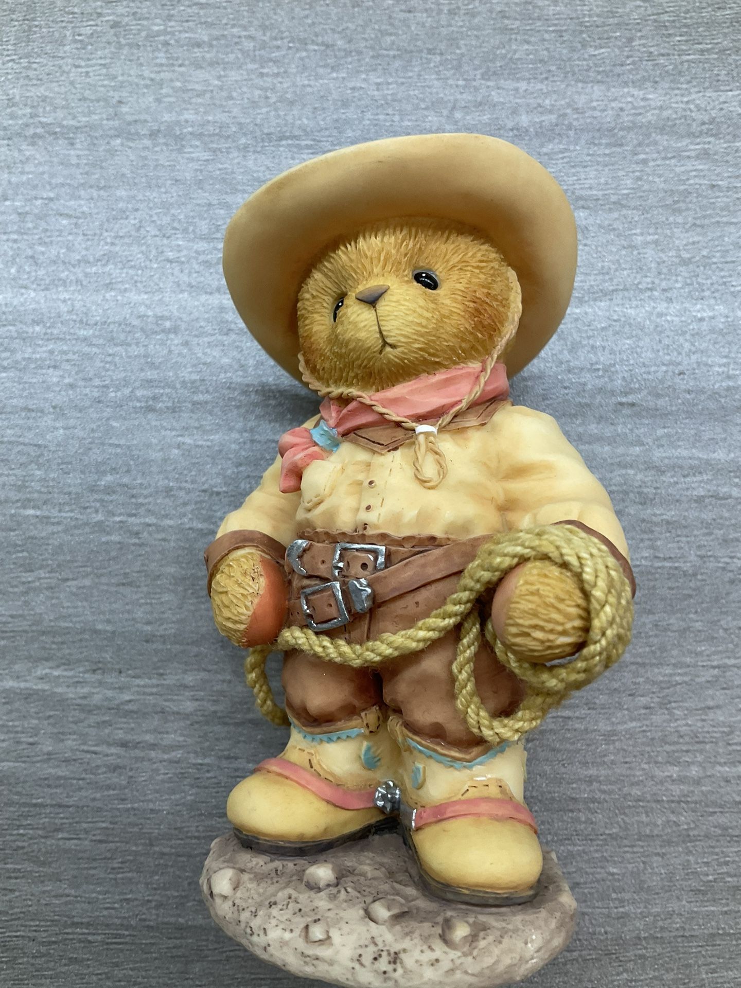 NIB CHERISHED TEDDIES ROY IM YOUR COWBOY FIGURINE
