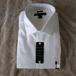 Pronto Uomo Classic Fit shirt Non iron Size~ 19 36/37 New