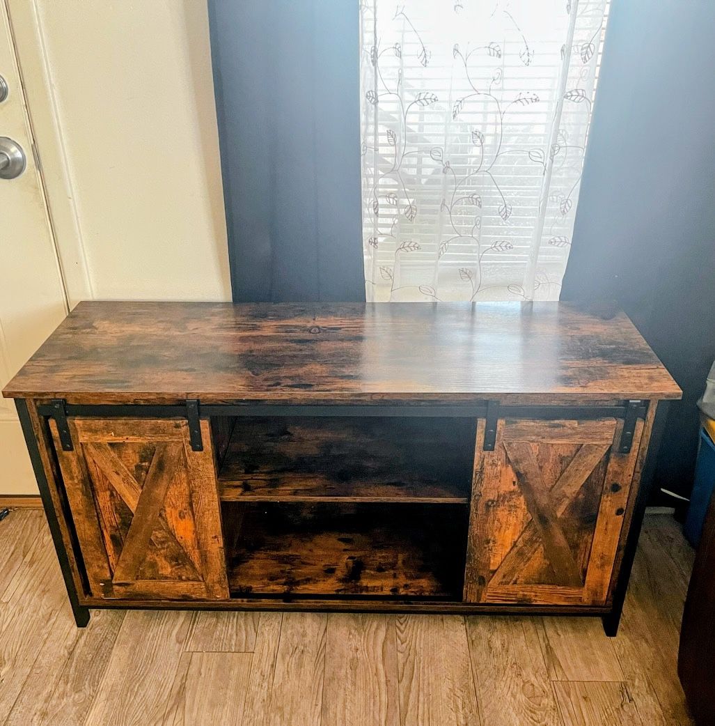 Rustic Wooden Tv Stand