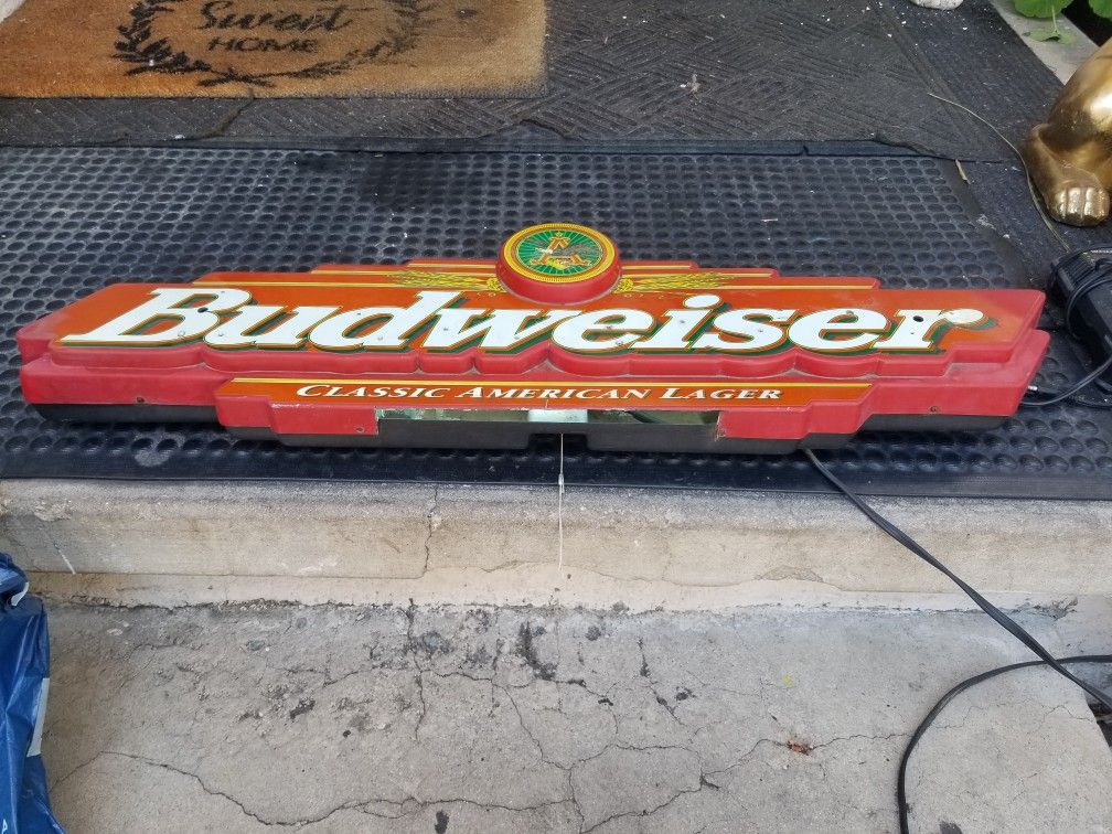 Budweiser Neon Light Working condition