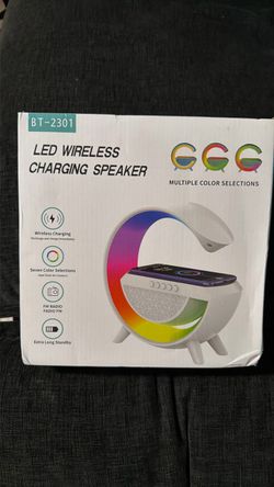 BT-2301 LED Wireless Charging Bluetooth Speaker