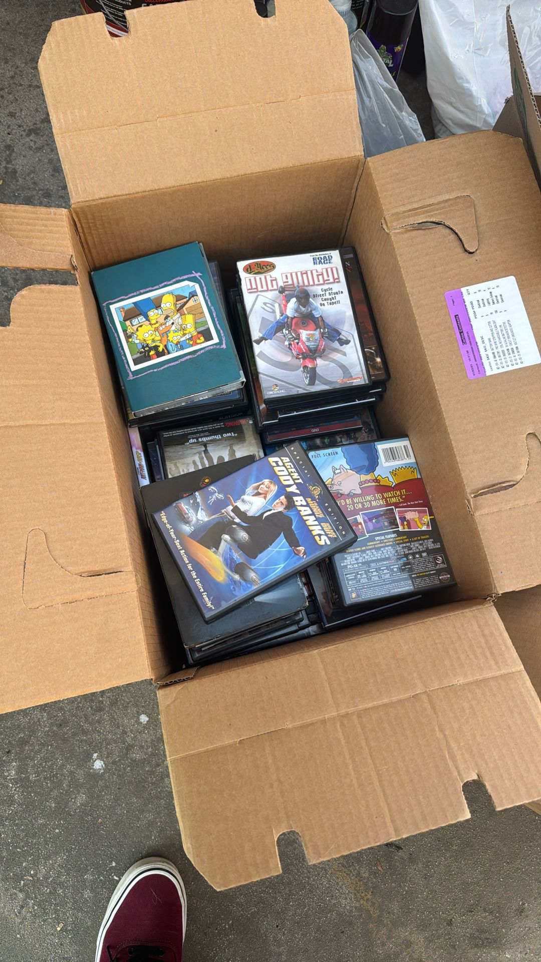 Boxes Of DVDs