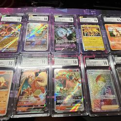 Pokemon Japanese CGG Graded Cards 