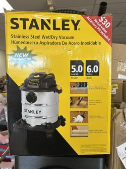 Stanley Stainless Steel Wet And Dry Vacuum 