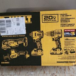 DEWALT

ATOMIC 20-Volt 4 Tool Cordless Combo Kit