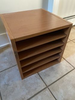 Wooden Letter Organizer