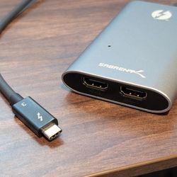 Thunderbolt 3 to Dual HDMI 2.0 Adapter (supports dual 4K @ 60Hz)