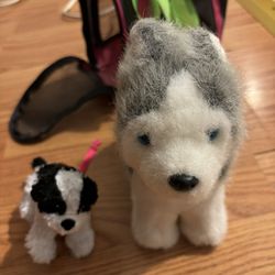 American Girl doll pet show + pets/carrier