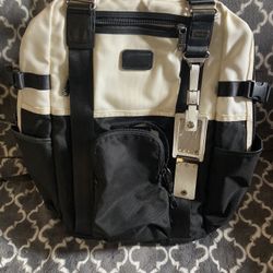 Tumi Backpack Black & White 