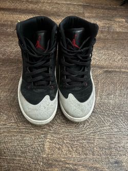 Air Jordan High-Top Sneakers Black and Grey size 11