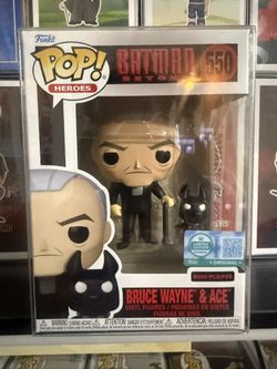 Funko Pop! Bruce Wayne & Ace #550 LE 9500 Pcs
