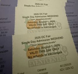 Oc fair ticket
