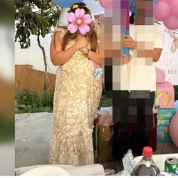 Hermoso Vestido De Embarazada Talla grande Se Usó 1 Vez