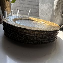 Plate chargers - Glass