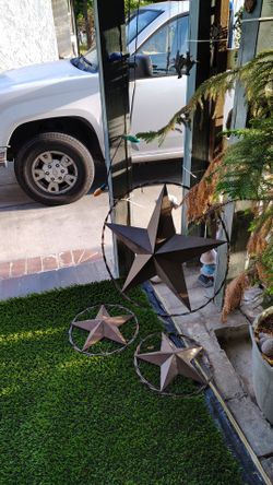 Big Western style Metal three star set
