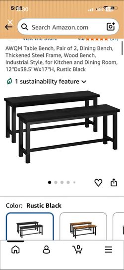 Set of Dining benches