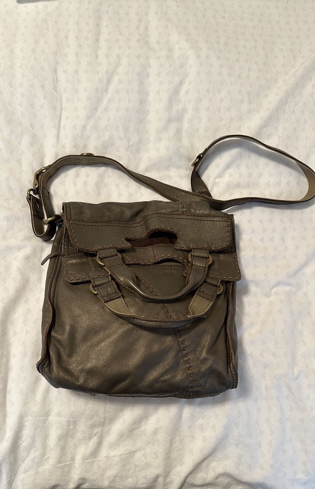 Lucky Brand Abbey Road Fold Over Messenger Bag