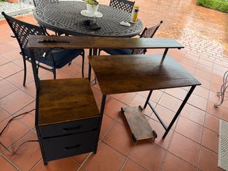 48” Computer Desk with Drawers