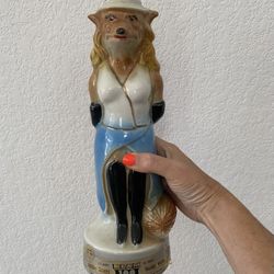 Vintage Jim Beam Decanter/Lady Fox 1974