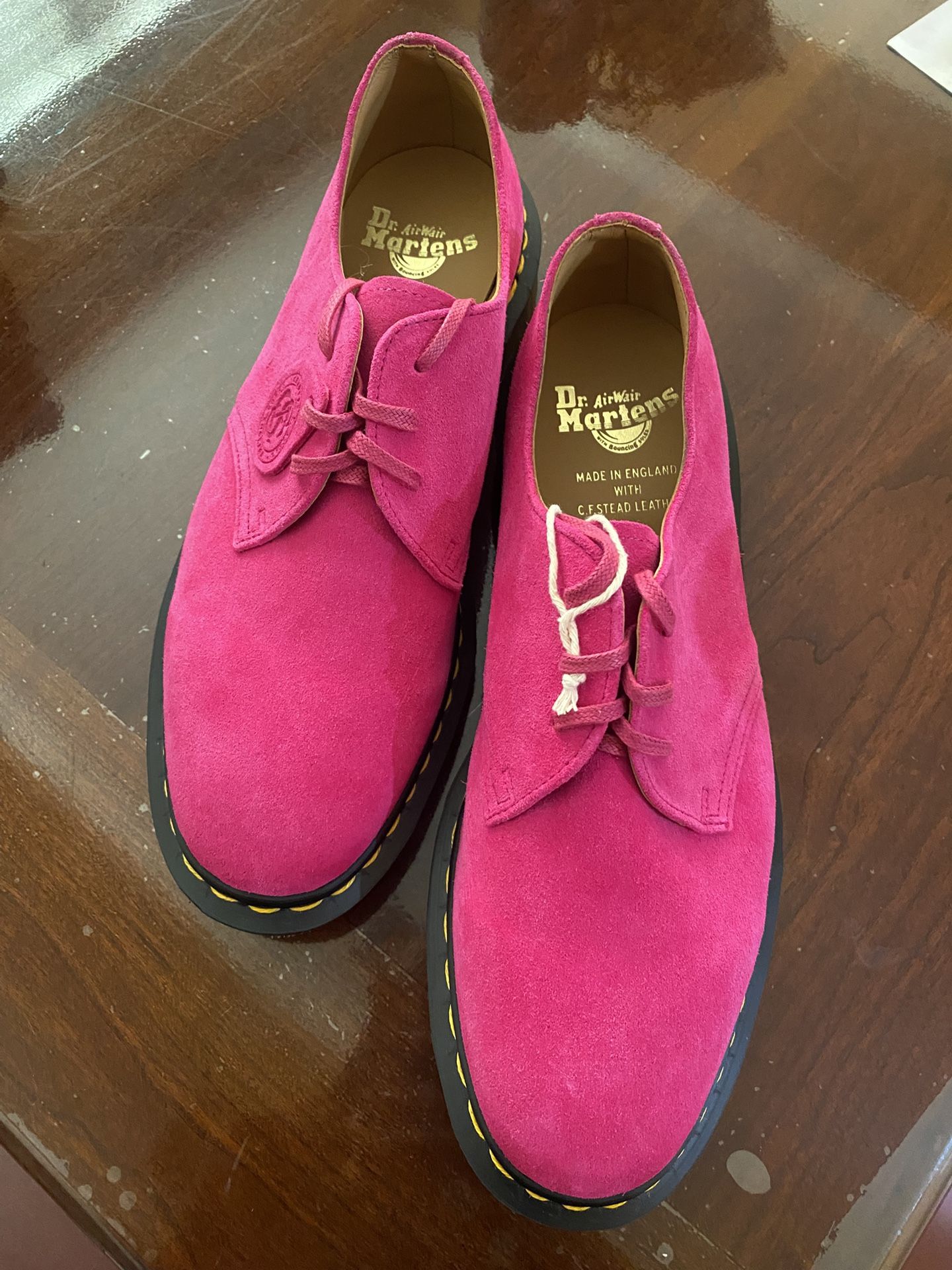 1461 MADE IN ENGLAND BUCK SUEDE OXFORD SHOES Size 9 mens Doc 