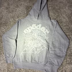 Gray Og Web Sp5der Hoodie
