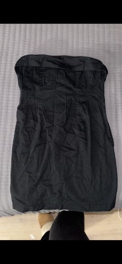 Black Demim Mini Dress