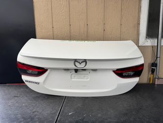 2014 2015 2016 2017 MAZDA 6 TRUNK LID W/CAMERA OEM USED #8184