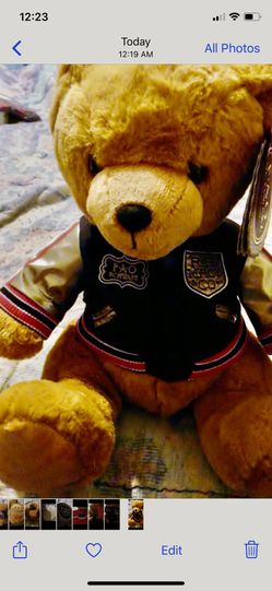 F.A.O. SCHWARZ 15” TEDDY BEAR