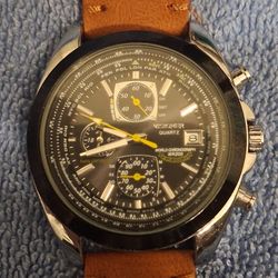 Visioner Quartz World Chronograph watch