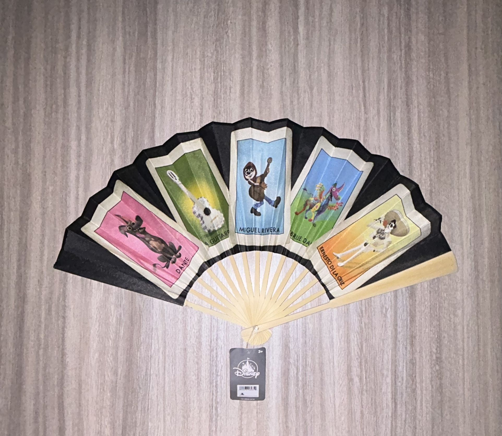 New Disney Parks Hand Fan COCO Loteria Cards 2024 Disneyland