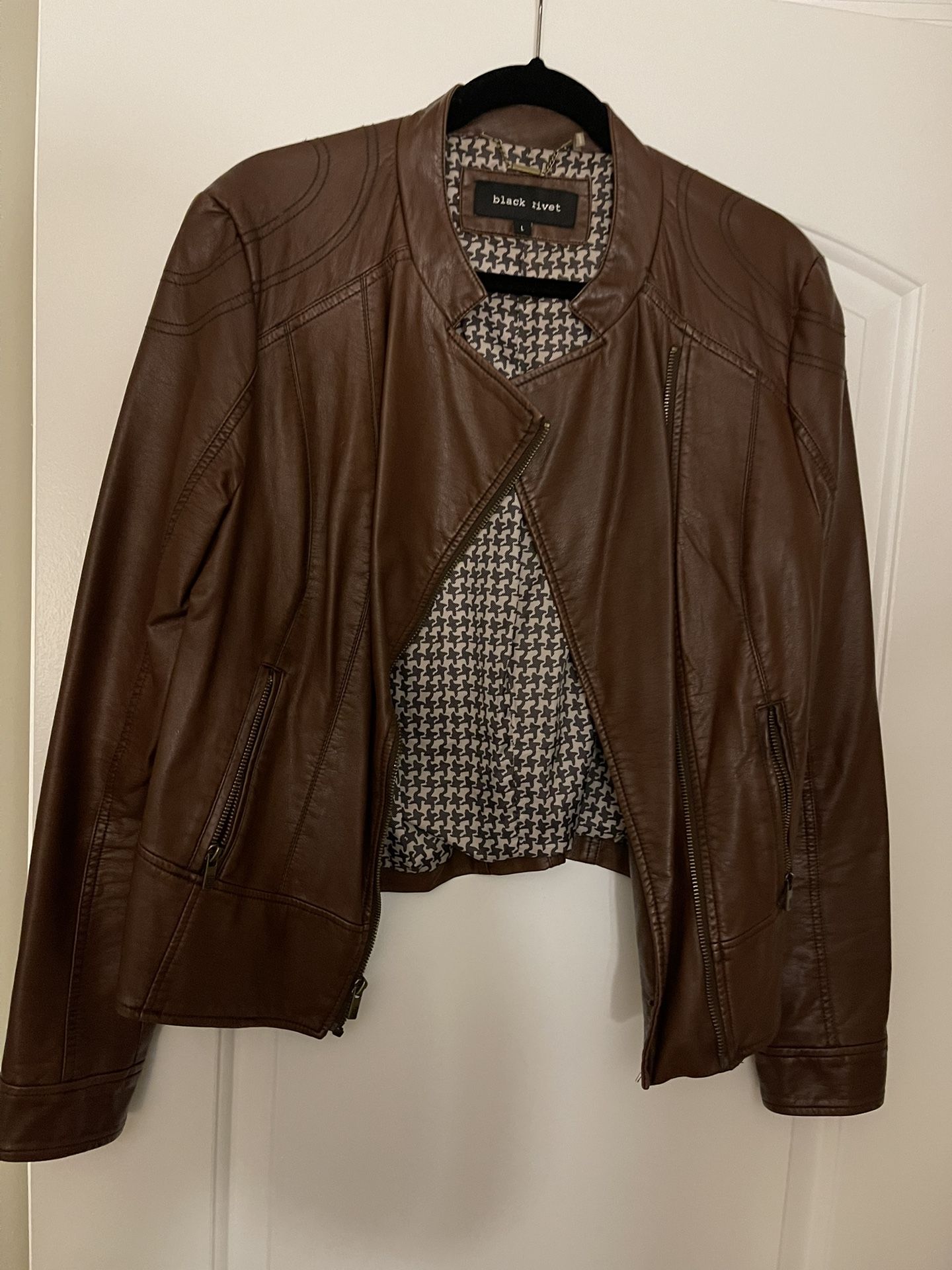 Brown Leather Jacket 