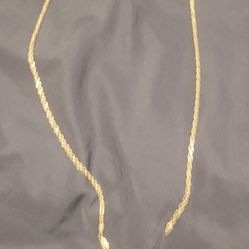 Cadena De Oro  14 Kilates   24 De  Largo