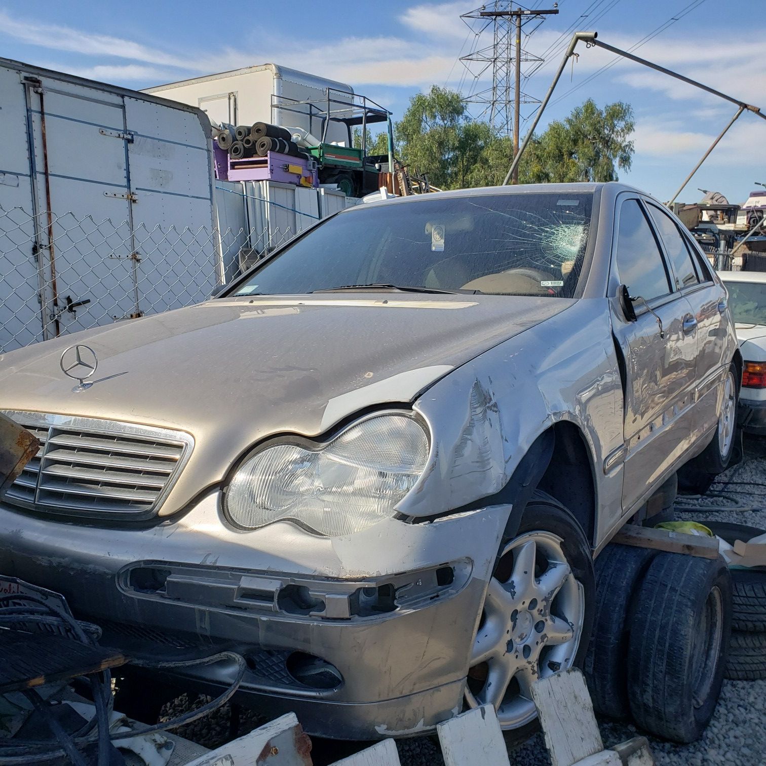 2002 Mercedes c240 only for parts
