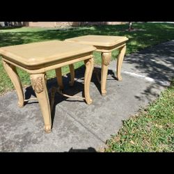 ✨ Pair of Solid Wood Accent / End Tables 😍 Only $29! ✨
