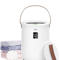 Towel Warmer, Towel Warmer for Bathroom with LED Display, Luxury Bucket Towel Warmer, Auto Shut Off & Adjustable Timer 15/30/45/60, Fits for Oversize 