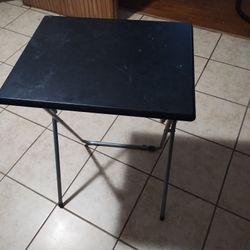 Black Folding Table Metal Legs