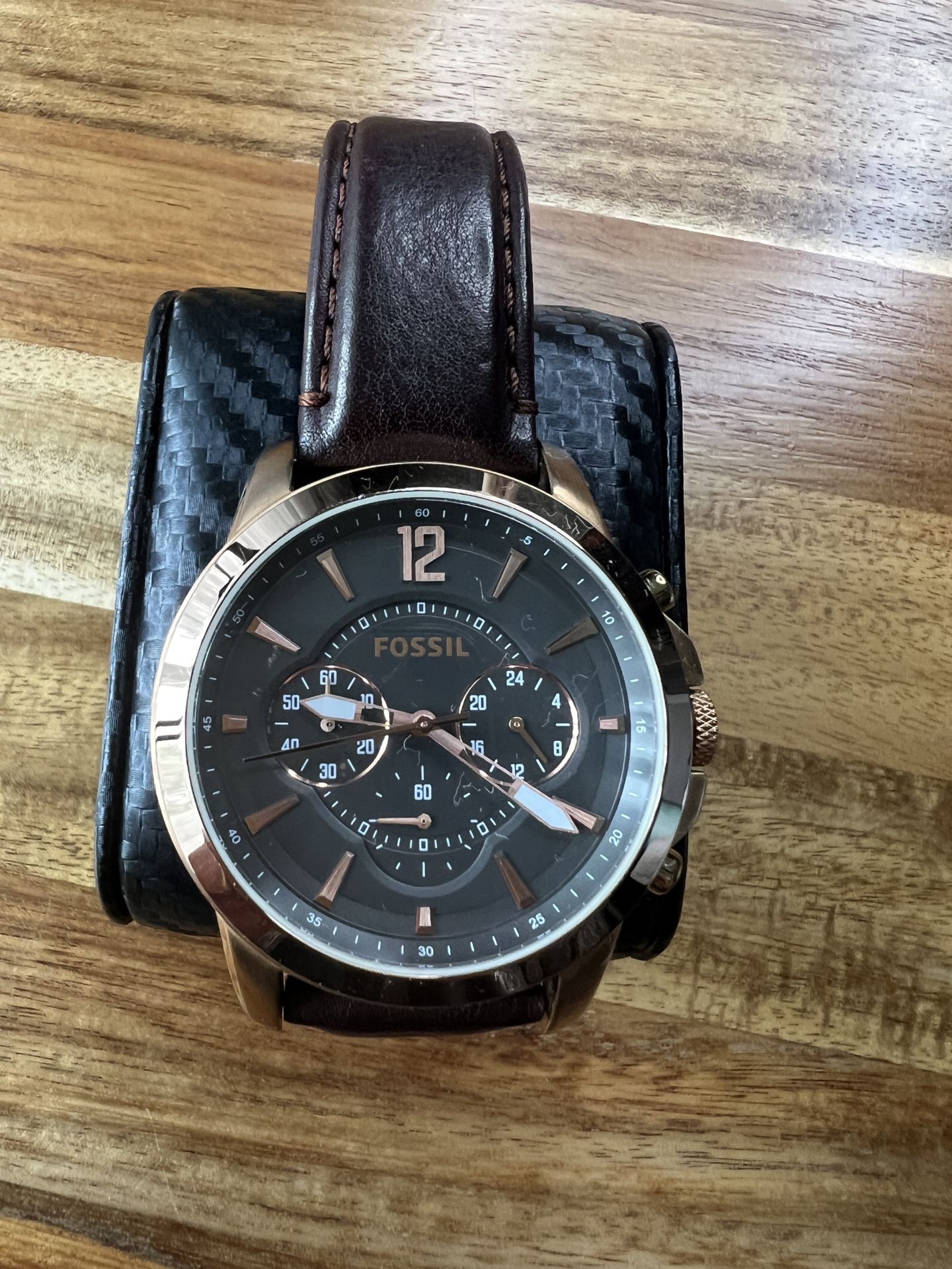 Fossil Rose Gold Dress Watch