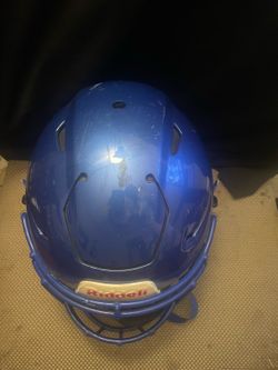 Riddell Blue Football Helmet with Face Mask