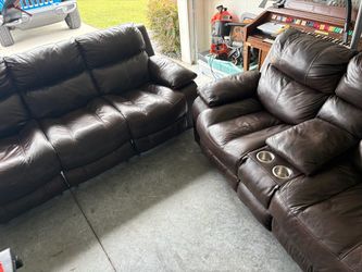 Loveseat, sofa and free coffee table