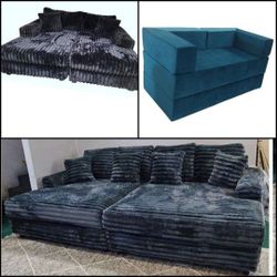 BRAND NEW 9ft SOFA, COUCH, CUDDLE  OFF WHITE FABRIC 