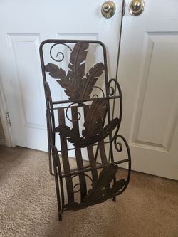 Metal Book Or Towel Stand