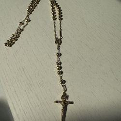 14 k gold rosary