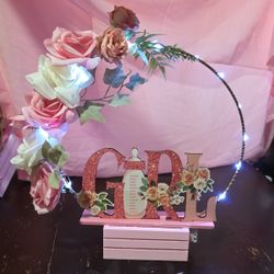 Baby Shower Center Pieces For Girl.