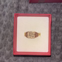 14k Gold Nugget Ring 