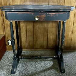 Antique desk and chair